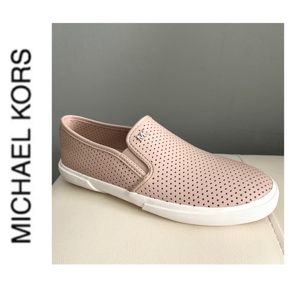 BRAND NEW authentic MK leather slip on sneakers - Picture 2 of 8